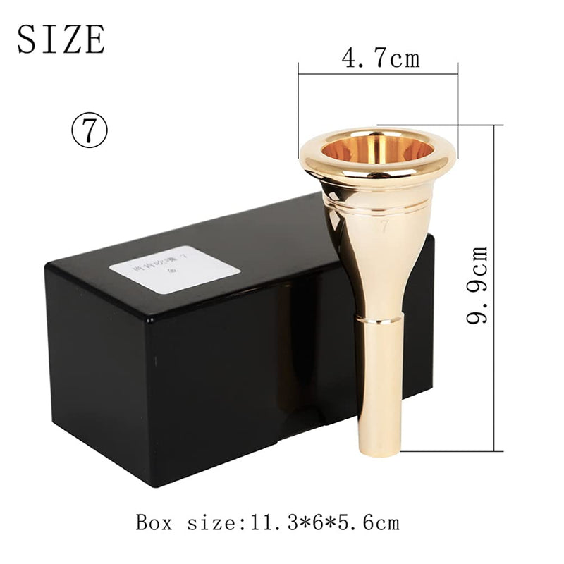 Tuba Tuba Mouth Instrument Accessory Tuba Replacement Golden