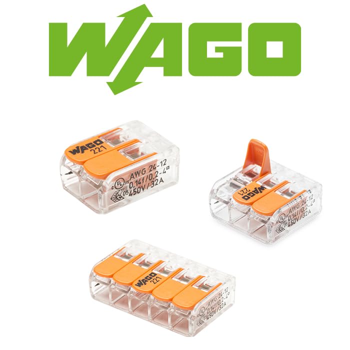 Wago Case 100 Clamps S221 (60 x 2E + 30 x 3E + 10 x 5E)