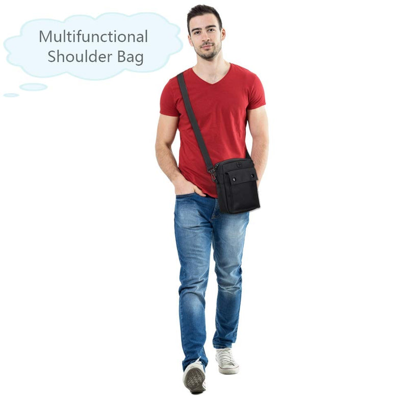 Portable CD Player Bag, CCHKFEI Waterproof CD Drive Bag Handbag Multipurpose CD Player Case Mini Shoulder Bag Fits Most CD Players