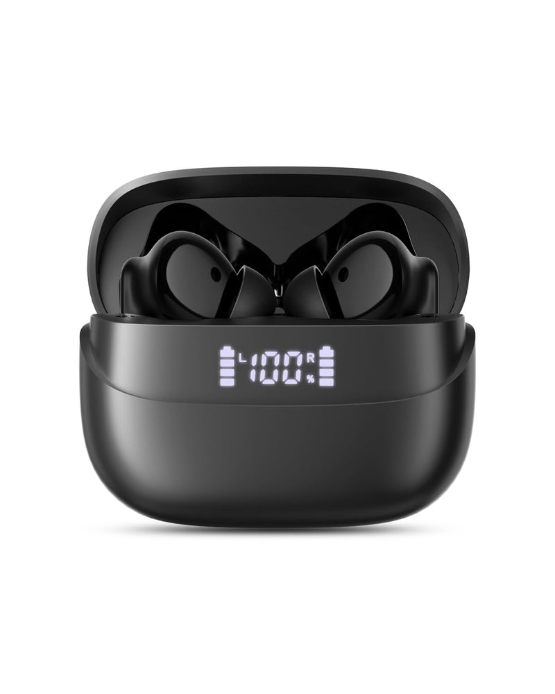 A8 PRO Wireless Earbuds with Deep Bass Clear Call, Bluetooth Ear Buds & in-Ear Headphones, IPX7 Waterproof Wireless Earphones, 36Hrs Playtime Compatible with Samsung TV Phone Android Inky