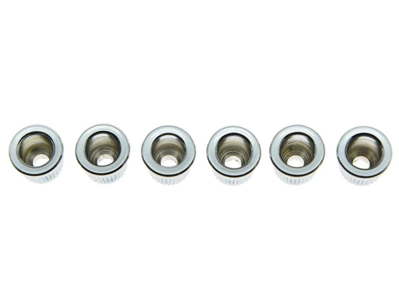 KAISH 6x Chrome Guitar String Through Body Ferrule 5/16" String Ferrules for USA Tele/Telecaster