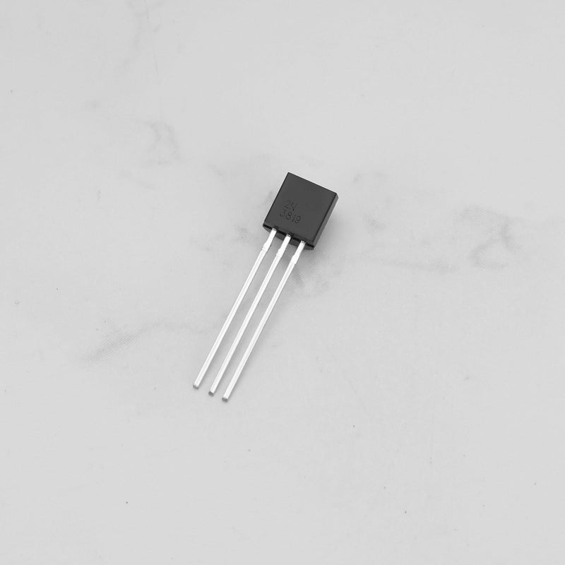 ECSiNG 10pcs N Channel J-FET Transistors DC 25V 100MA 2N3819 J-FET Transistors TO-92 FET Transistors for RF Based Audio Equipment Mixer Applications