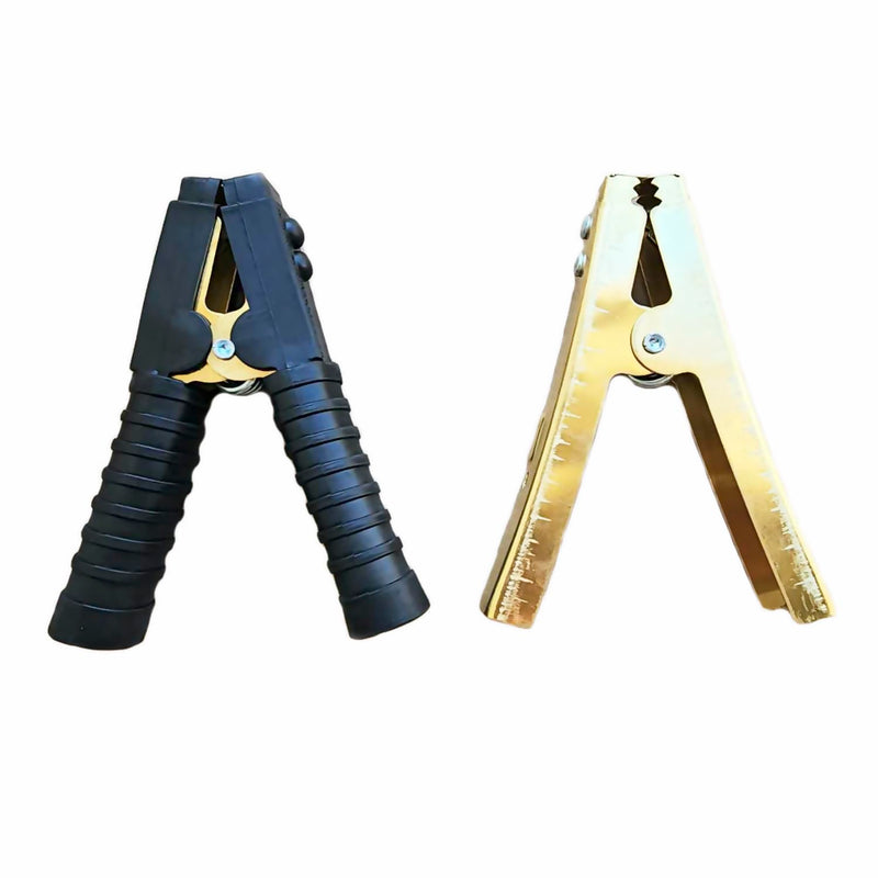 [AUSTRALIA] - NANSH Alligator Clips Heavy Duty Car Battery Terminal Charger Clamps (1500A (Black+Red) 1 pair) 