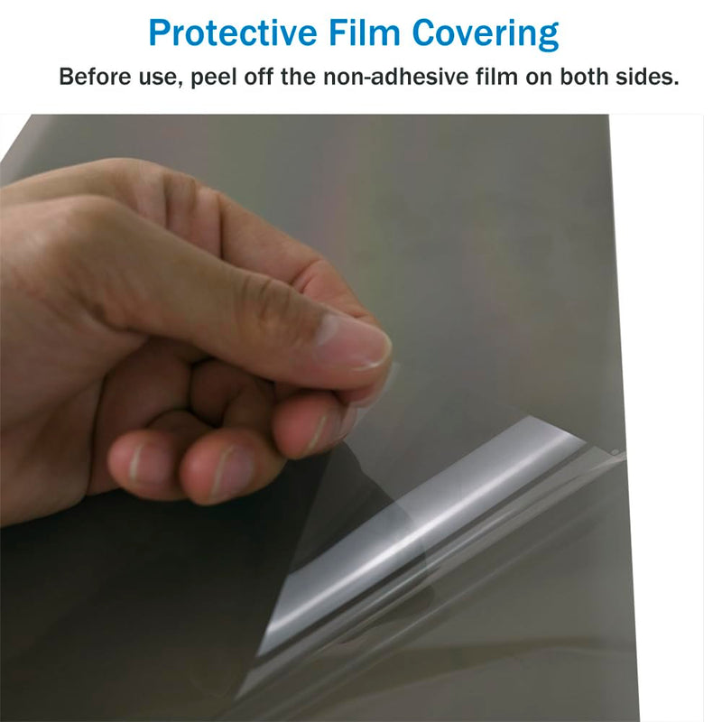 Polarized Film Sheets 3 PCS 7.8 x11.8inches/20x30cm Polarizer Linear Polarizing Filter Non-Adhesive for Educational Physics Photography Lighting