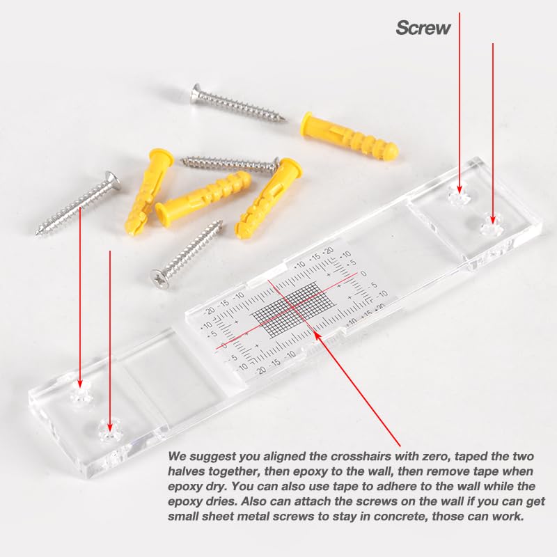 [AUSTRALIA] - Crack Monitoring Record, Standard Tell-Tale Crack Monitor for The Standard and Corner Tell-Tale (5PCS) 5PCS 