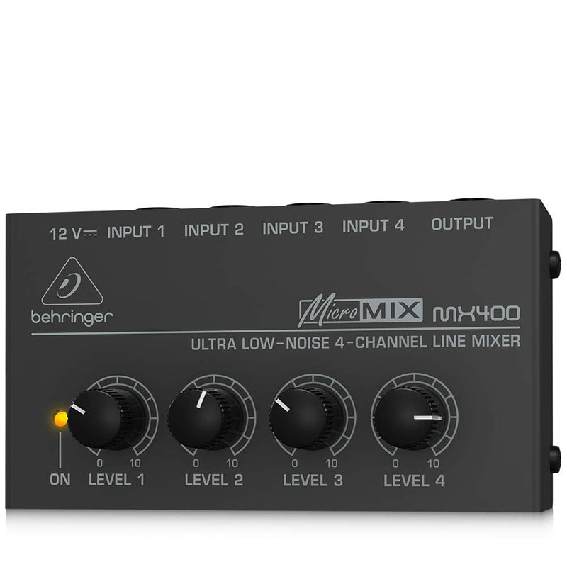 Behringer MICROMIX MX400Ultra Low-Noise 4 Channel Line Mixer
