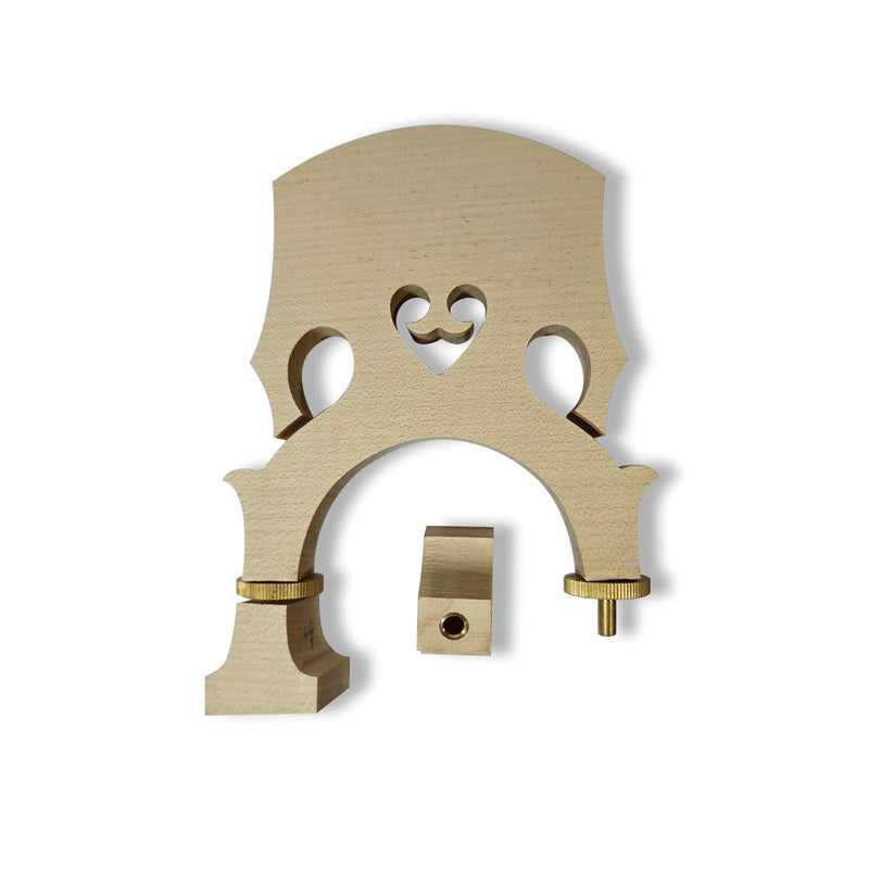3/4 Upright Double Bass Bridge Bass Double Bass Accessory Upright Bass Parts (Maple Adjustable) Maple Adjustable