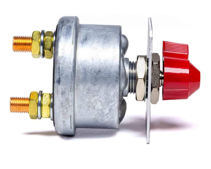 [AUSTRALIA] - QuickCar Racing Products 55-010 Red 2-1/2" High x 2-1/2" Wide Handle Battery Master Disconnect Switch with Black Mounting Panel 