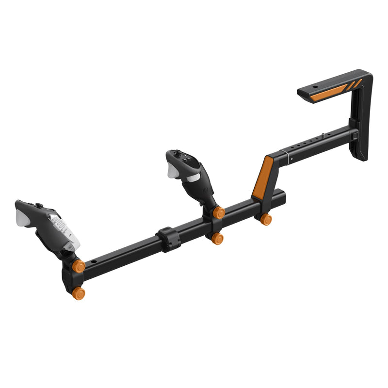 VR Gun Stock for Meta Quest 3 & Quest 2 | Quick-Swap Mounts for Left & Right Handed Players | Fully Adjustable FPS Gaming Rifle Accessory with Sling for Ultimate Stability