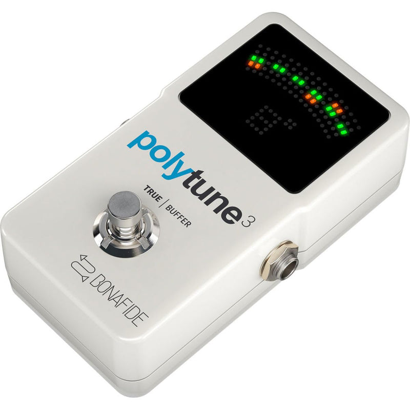 TC Electronic POLYTUNE 3 Ultra-Compact Polyphonic Tuner with Multiple Tuning Modes and Built-In BONAFIDE BUFFER Pedal