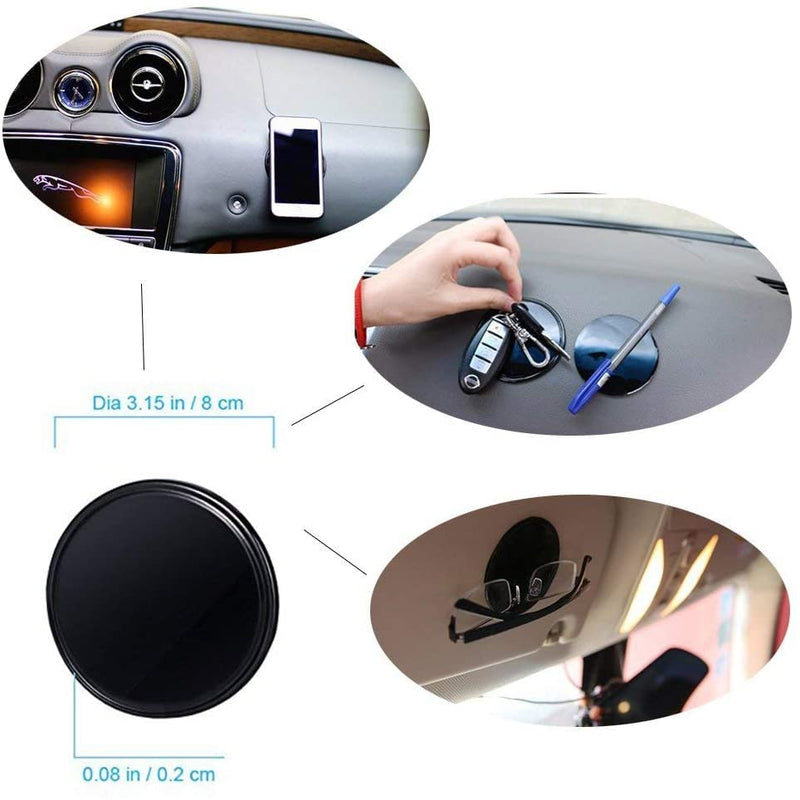 Sticky Gel Pads Multi Function Removable Anti Slip Gel Pad Magic Gel Mat Stick on Car Dashboard Glass Mirrors Metal Tile Walls Kitchen Stand Recipe Holder Non-Slip Rug Pet Bowl Mat Pad