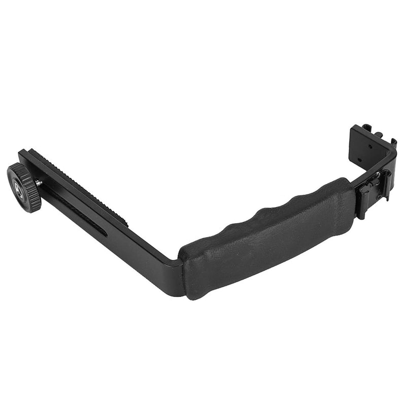 [AUSTRALIA] - Camera L Bracket, Lightweight Dual Hot Shoe Mount L Bracket for DSLR Mirrorless, with Comfortable Handle, for Horizontal Vertical , Photography 