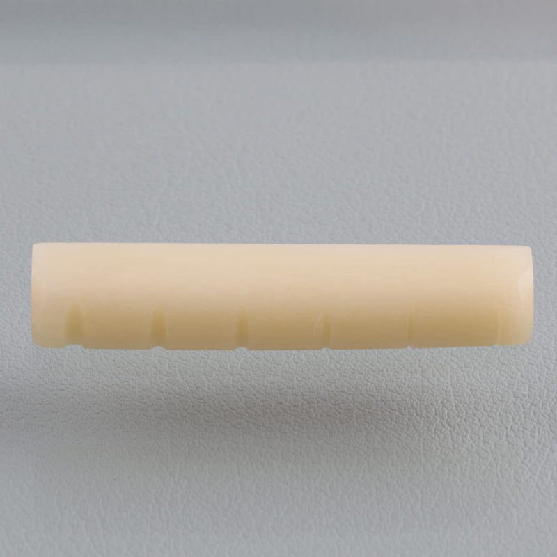 Unbleached Acoustic Guitar Bone Nut & Saddle Set Compatible with YMH FG Acoustic Guitar 43mm / 75mm