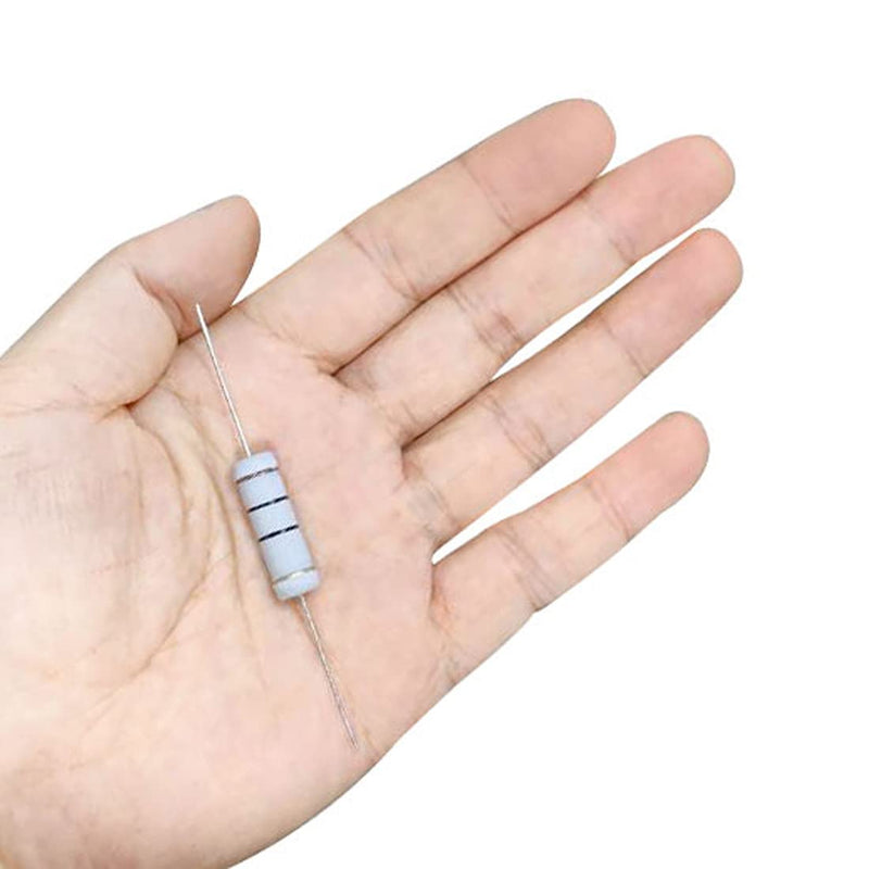 sourcing map Metal Oxide Film Resistor 5 Watt Axial Cable 20 Ohm ± 5% Tolerance Pack of 10