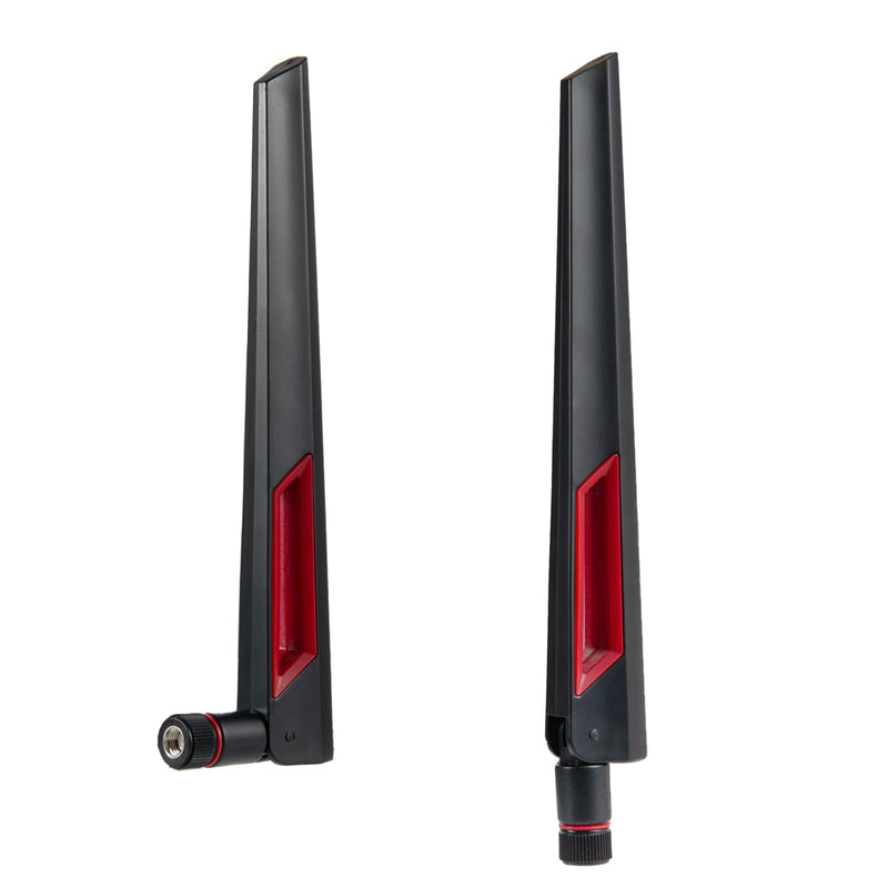 WiFi 7 Antenna Omnidirectional RP-SMA Male Antenna Compatible with PC Desktop Computer Gaming Motherboard WiFi 7 Router, 2-Pack