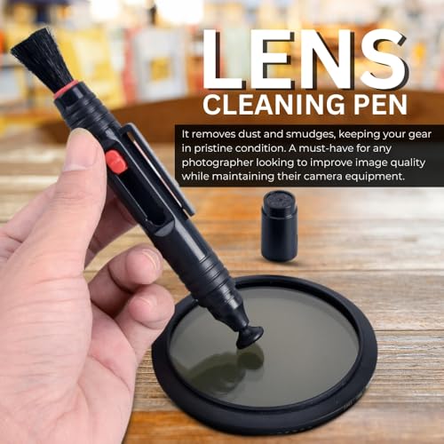 58mm Professional Accessory Kit for Canon Nikon Panasonic Sony Pentax Olympus Camera Camcorder & Lens