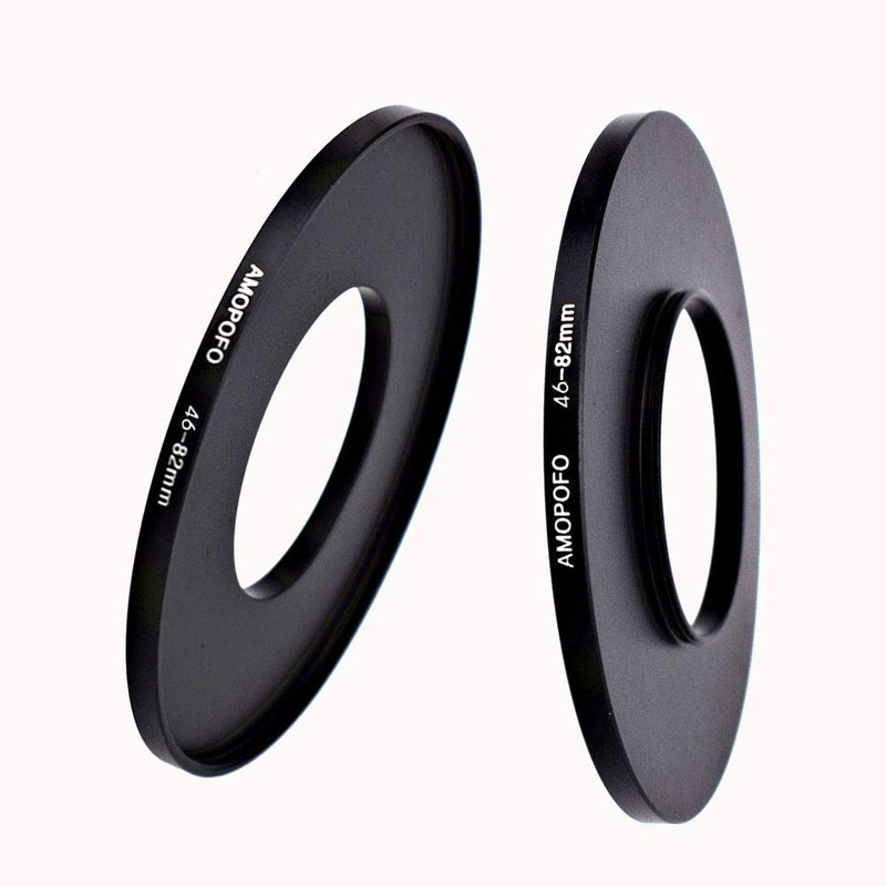 46 to 82mm /46mm to 82mm Step Up Ring Filter Adapter for UV,ND,CPL,Metal Step Up Ring
