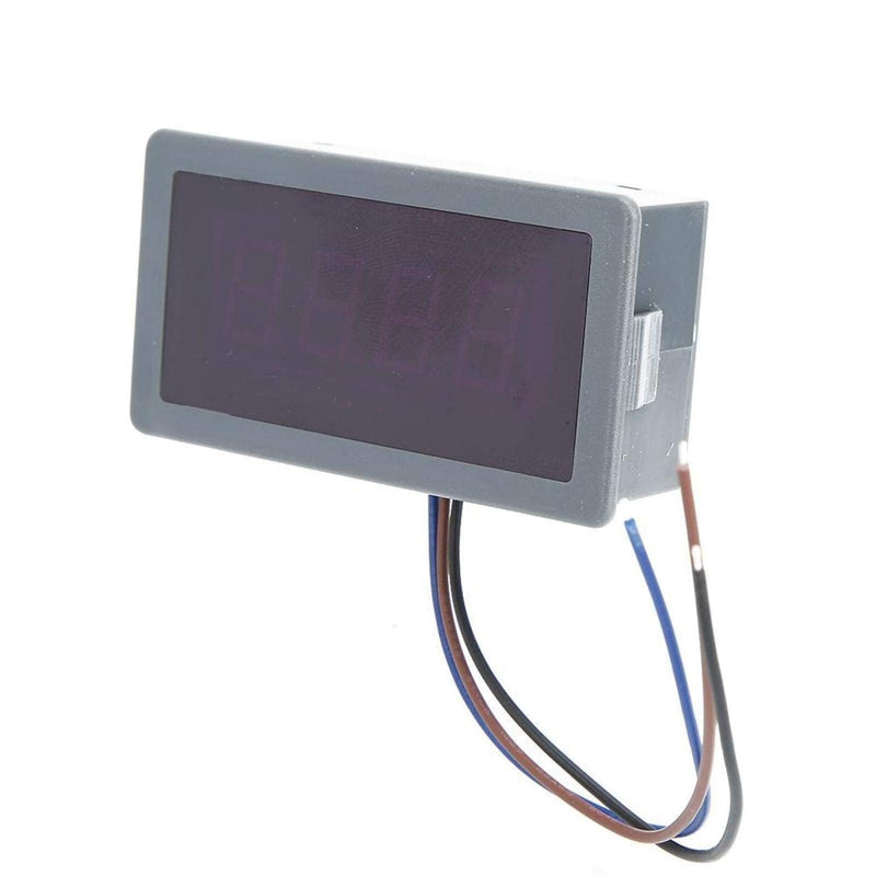 Agatige 220V AC Tachometer, 10-9999 Digital Speed Meter LED Display Panel Inductive Hall Effect Sensor