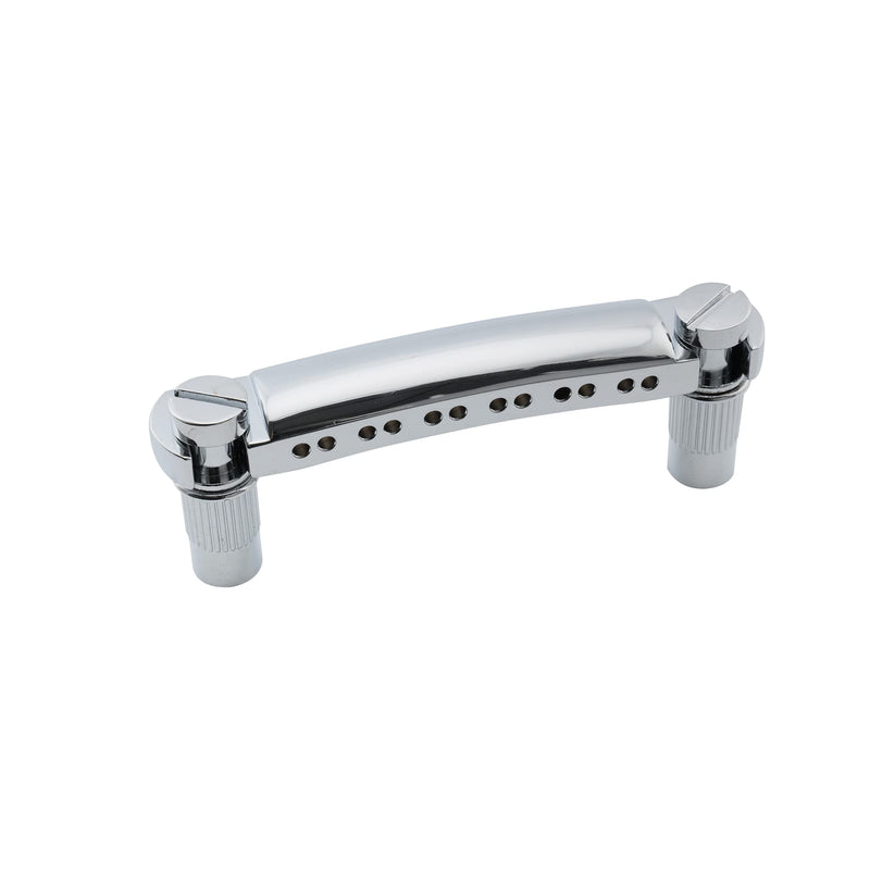 Musiclily Pro 52.5mm 12-string Tune-o-matic Stop Tailpiece for Epiphone Les Paul SG Style Electric Guitar, Chrome