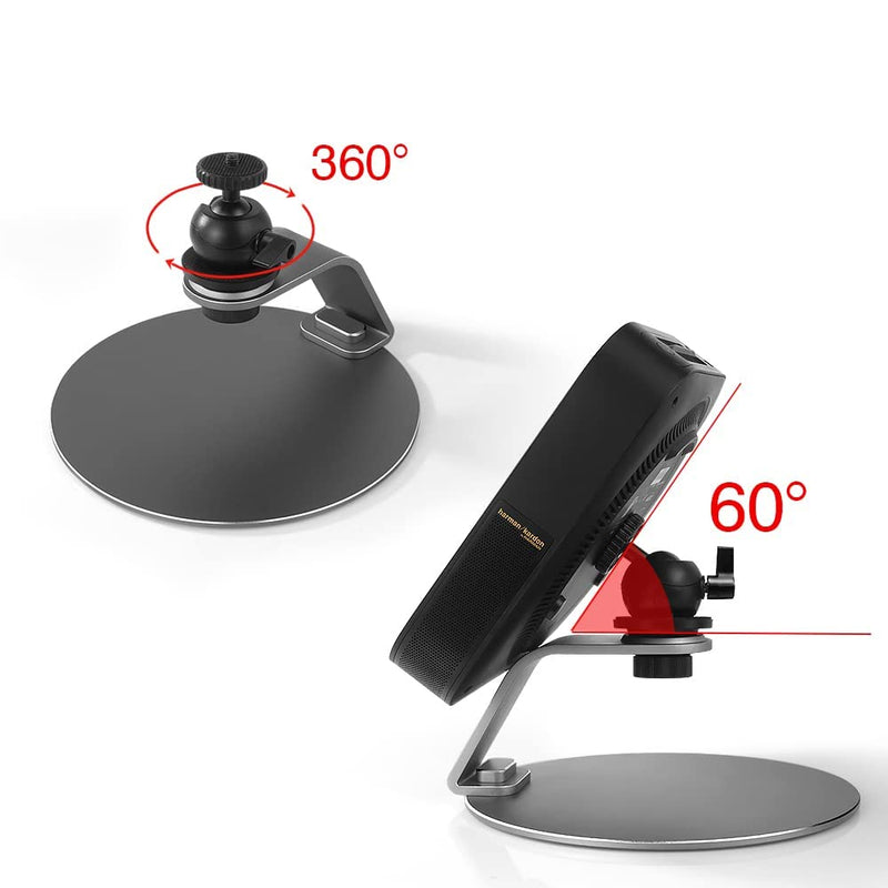 Projector Stand with Universal Swivel Ball Head Screw Table Mobile Projector Mount Aluminum Alloy Removable Adjustable Projectors Bracket Liboer … With Swivel Ball Head