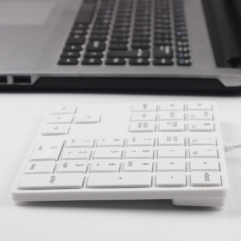 Numeric Keypad 34 Keys (30%) Mini Multifunctional Wired Numpad Portable Keypad White Magicforce by Qisan