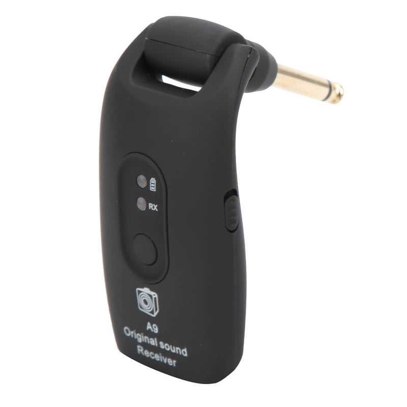Guitar Transmitter Receiver,Guitar Musical Instrument Accessories, System USB Cable A9 2.4GHz (Black) Black