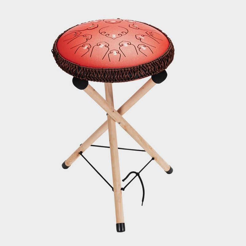 VICASKY Handpan Stand Steel Drum Hand Pan Bongo Stick Display Holder Sticks Rack Car Mounted Lightweight Djembe Floor Tongue Wood Bracket Vaguelly Portable Tripod Show Racks For Drums Instruments