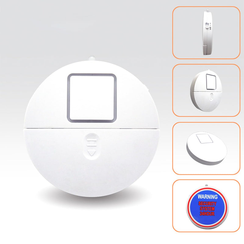 [AUSTRALIA] - EVA LOGIK Modern Ultra-Thin Window Alarm with Loud 120dB Sound and Vibration Sensors Compatible with Virtually Any Window, Glass Break Alarm Perfect for Home, Office, Dorm Room- 8 Pack 