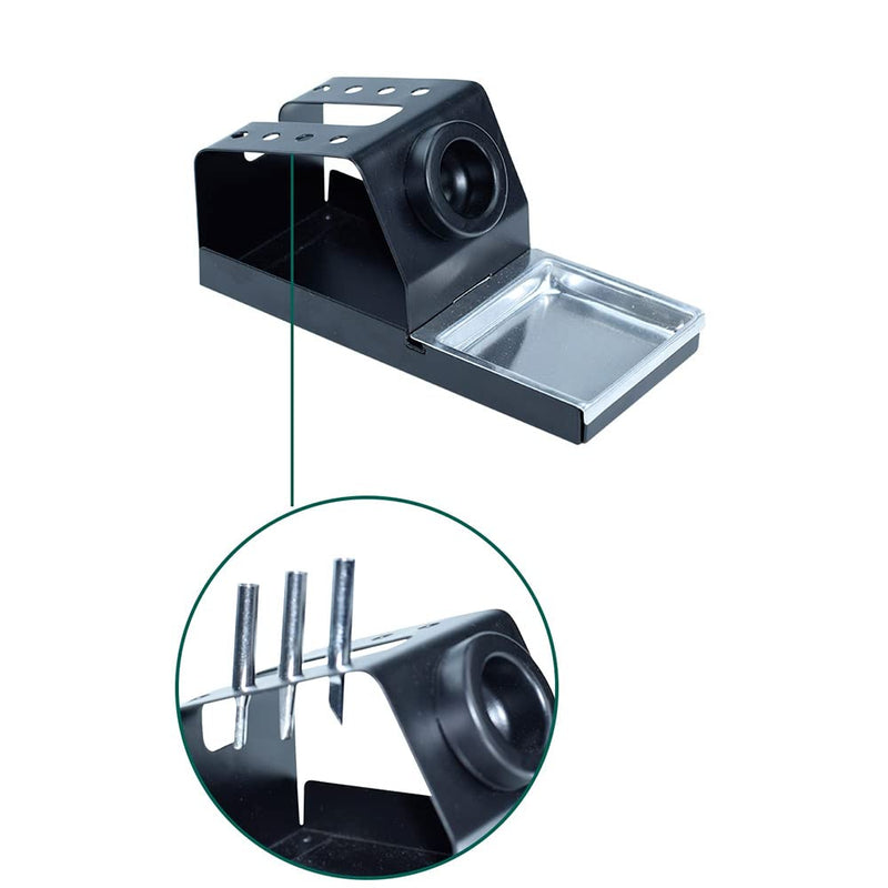 Lrtzizy Soldering Iron Stand Multifunctional Soldering Iron Holder with Sponge for 936 Soldering Station 907 Soldering