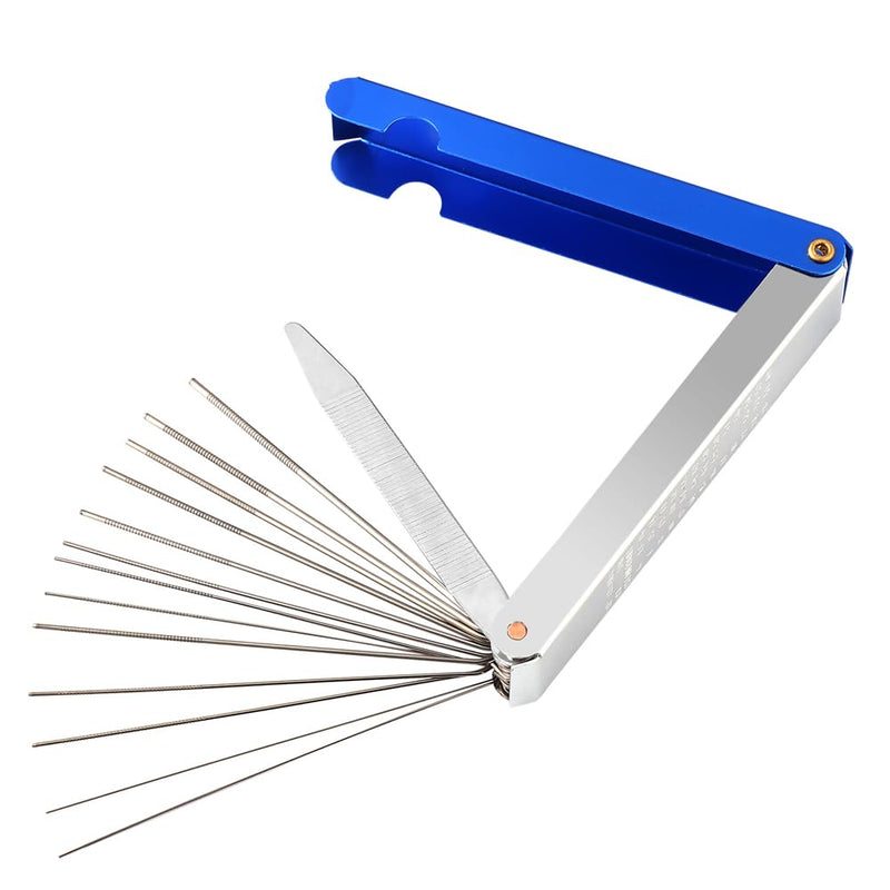 Guitar Nut Slotting File Saw Rods Slot Filing Set Needle File Set Luthier Tools Replacement Tip Cleaner Files Blue.