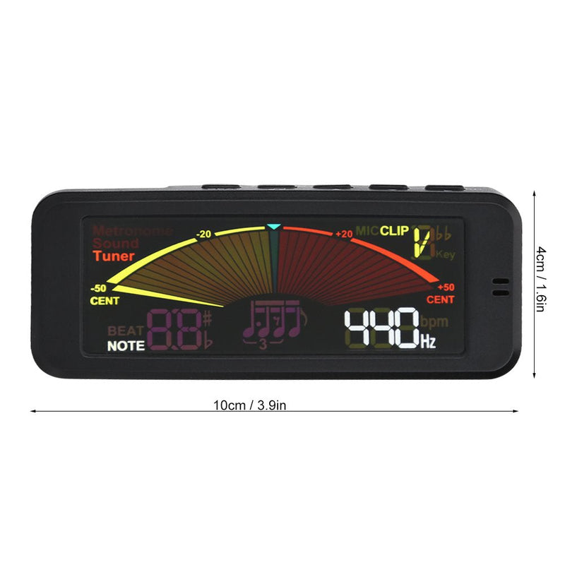 Guitar Tuners, -209 Clip-On Digital Large LCD Display Tuners for Chromatic Guitar Bass Ukulele Violin Tune