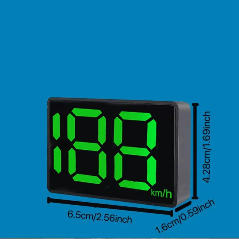 ikasus Car Hud GPS Speedometer Digital Speed Meter with MPH Speed,USB Plug and Play, Head Up Display Driving Direction, OverSpeed Warning for Cars Trucks AUTO-QA4497X#MPH-WJYQ-07