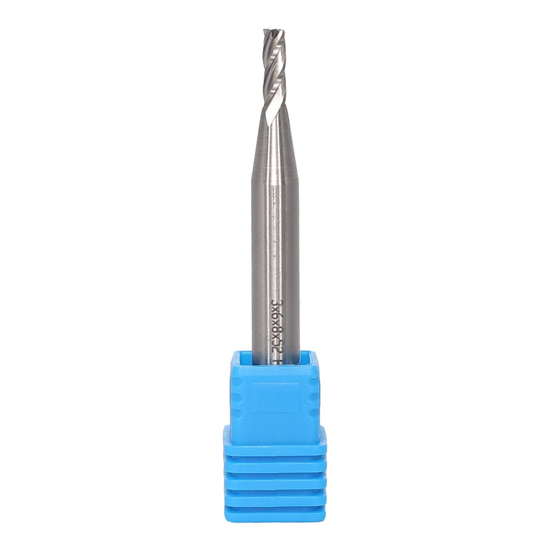 AKYLIN CNC End Mill 6 mm Shank Diameter 3 mm 4 Flutes End Mill Metal HSS Spiral Cutter for Aluminium, Wood, etc. 6x3x8mm
