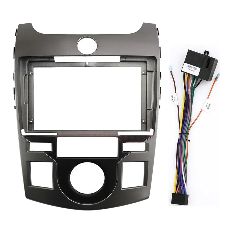 Fits for KIA Forte Cerato 2008-2013 Car Radio Stereo Fascia Frame Double DIN 9 inch Dash Installation Mounting Kit A BS