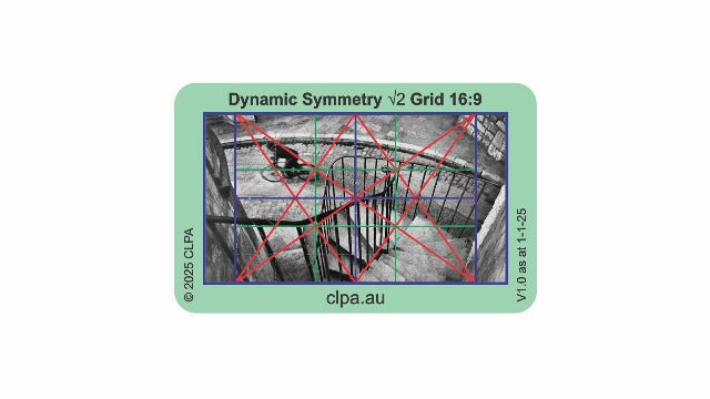 Dynamic Symmetry Root 2 Directors Viewfinder Card Dynamic Symmetry Root 2