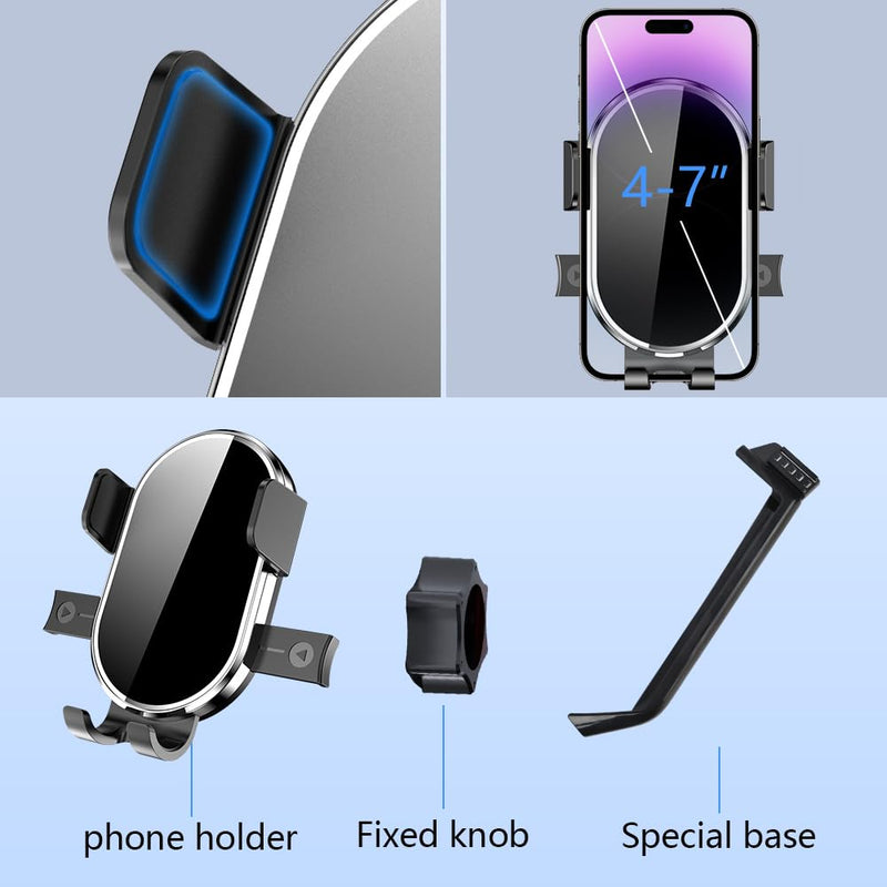 Car Phone Holder for Toyota Highlander 2020 2021 2022 2023 2024 2025 2026【8 inch Screen 】 Auto Accessories Dashboard Cell Mobile Phone Mount Holders case Accessory（Not Fit Grand Highlander） for Highlander 2020-2026【8 inch Screen 】