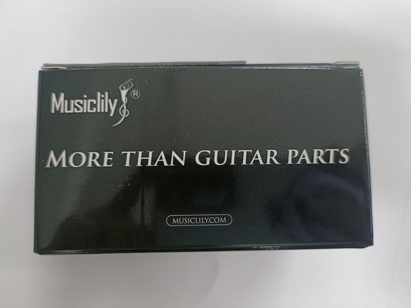 Musiclily Pro LP-OBLA Alnico 5 Uncovered Humbucker Neck Pickup for Electric Guitar, Black Black Neck