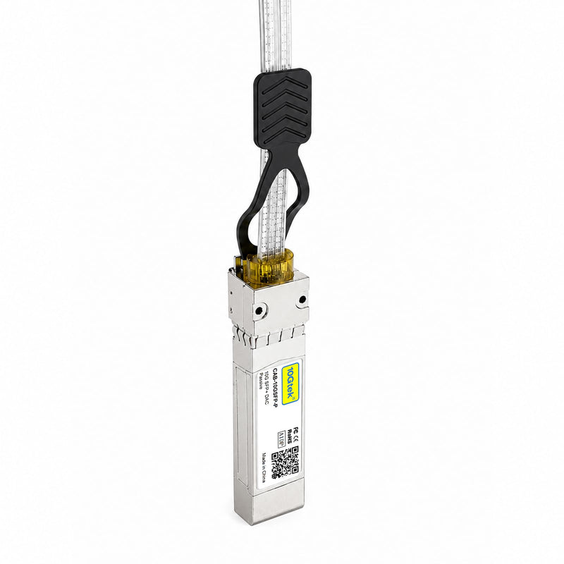 10Gtek Foldable SFP+ DAC, Twin Axial Cable Supplied by 3M, 0.5-Meter(1.64ft), Compatible with Cisco and More, Application for 2 switches in 2~4 U of a Rack Cabinet, Flexible and Thin, 4-Pack 0.5m