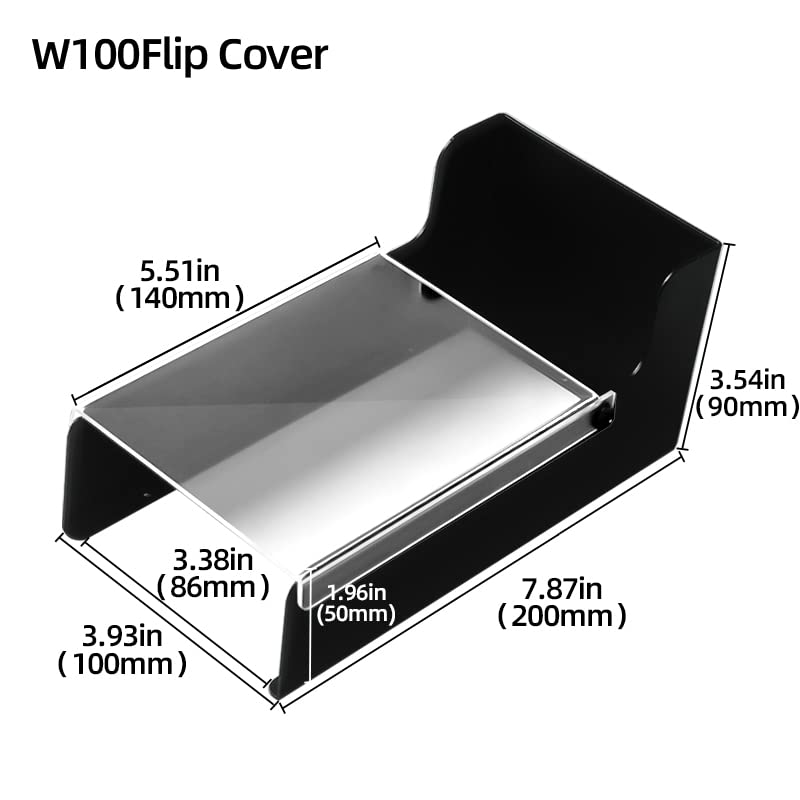 Clear Flip Cap Keypad Rain Cover,High Quality Galvanized Iron Material Rain Covers For Outdoor Electronics Card Reader/Door Keypad/Door Access/Attendance Machine