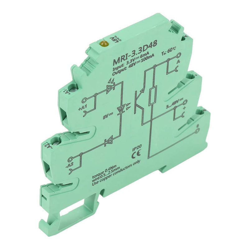 [AUSTRALIA] - Optocoupler, PLC Relay, MRI-3.3D48 DC Separates Photoelectric Coupler Separating PLC Relay Module Input 3.3VDC Output 3-48VDC 