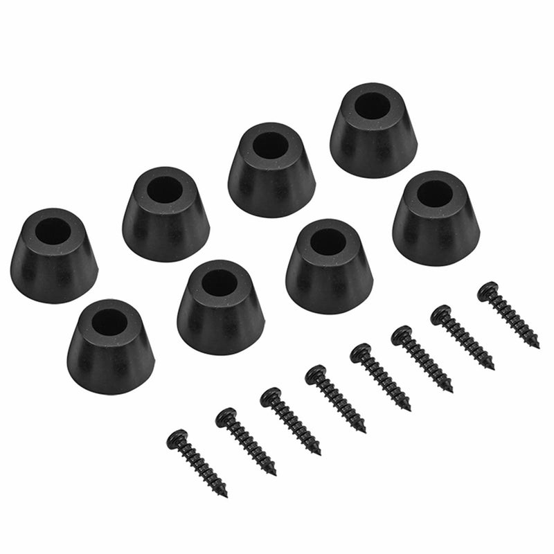 Ubber Bumpers,Rubber Feet,o Feet Isolation,Speaker Rubber Foot,Amp Feet 4 Pairs 30X20Mm Rubber Feet Anti Vibration Base Pad Stand for Speaker Guitar Amplifier W Screws