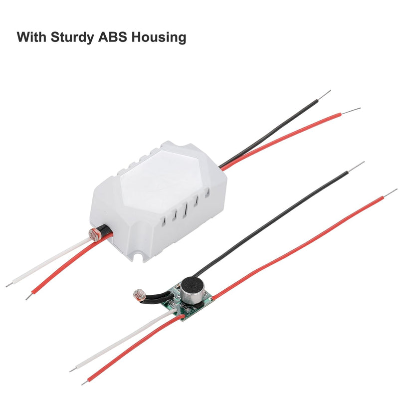 Greluma 3Pcs Sound Light Control Time Delay Switch DC 3-30V Sound Detector Switch Light Sensitive Voice Switch Module High Sensitive Sound Activated Switch
