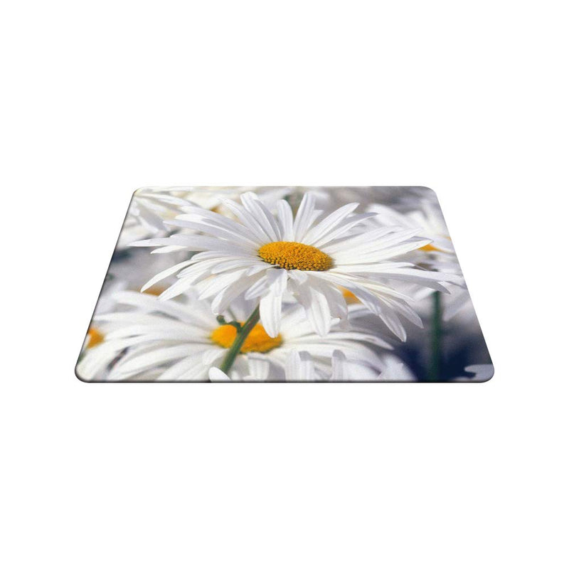 Nicokee Daisy Gaming Mousepad White Pure Daisy Flower Mouse Pad Mouse Mat for Computer Desk Laptop Office 9.5 X 7.9 Inch Non-Slip Rubber M02-016