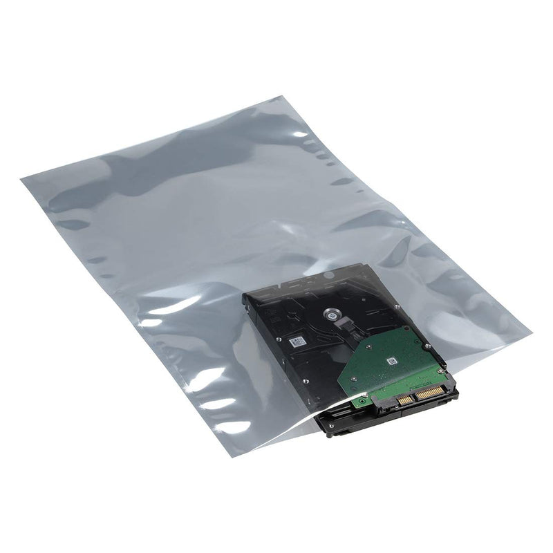 uxcell Antistatic Shield Shielding Bag, Flat Open Top Anti Static Bag for Electronic Devices, 10x14 inch(250x350mm), 10 PCS