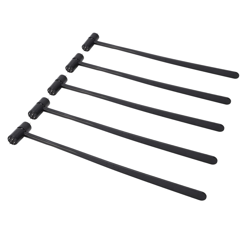 Fafeicy Seven Pin Plum Blossom Dermal Hammer, Star Needle Dermal Hammer for Beauty and Home Use Pack of 5