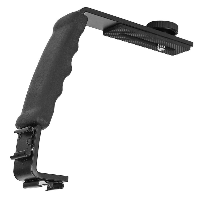 [AUSTRALIA] - Camera L Bracket, Lightweight Dual Hot Shoe Mount L Bracket for DSLR Mirrorless, with Comfortable Handle, for Horizontal Vertical , Photography 