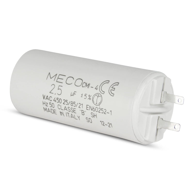 Capacitor 2.5 µF Especially for Somfy Roller Shutters Motor 6 Nm with Small Connection 2.8 mm 1
