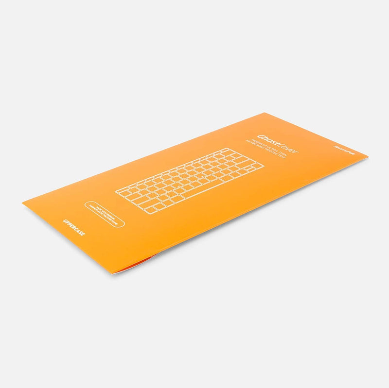 UPPERCASE GhostCover® Premium Ultra Thin Keyboard Cover Protector, Compatible with 2021 2022 M1 Pro/Max MacBook Pro 14" 16" (A2442 A2485) and 2022 M2 MacBook Air 13" (A2681), US (ANSI) Layout, Clear M1 Pro/Max MBP 14"/16" and M2 MBA 13"
