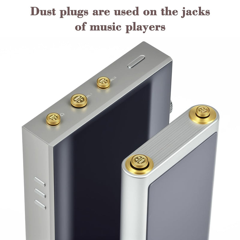 [AUSTRALIA] - 4.4mm 3.5mm Audio Jack Dust Plugs, Dual Silicone Ring Sealing Design, Compatible with MP3 MP4 Players Featuring 3.5mm/4.4mm Ports, DAC Amplifier, Power Amplifier, and Adapter (3.5mm+4.4mm Dust Plugs) 3.5mm+4.4mm Dust Plug 
