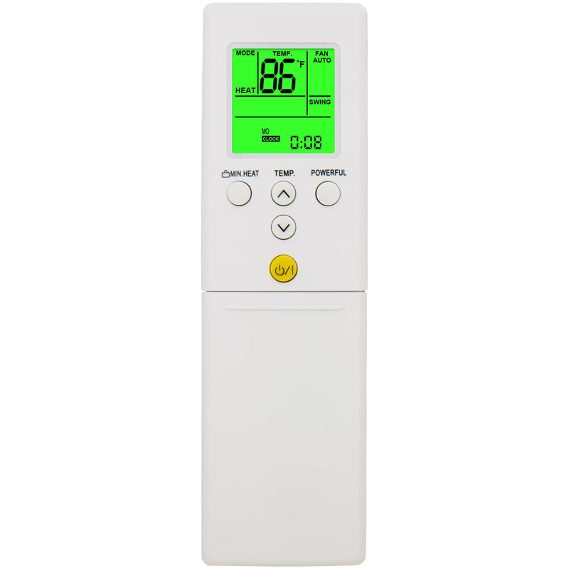 RCECAOSHAN Replacement for Fujitsu Air Conditioner Remote Control AR-RED1U ARRED1U AOU9RLS2 AOU12RLS2 AOU15RLS2 ASU9RLS2 ASU12RLS2 ASU15RLS2 Display in Both Fahrenheit and Celsius